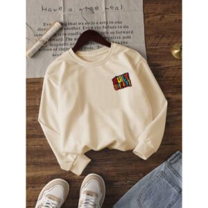 1pc Toddler Boys' Casual Printed Pullover Hoodie, Cute Sports Style Round Neck Sweatshirt, Student Outdoor Wear, Long Sleeve Top, Autumn/Winter