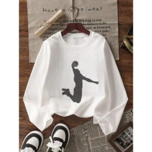 1pc Tween Boy Casual Printed Long Sleeve T-Shirt, Spring/Autumn, Young Student Clothing, Fashionable Warm And Comfortable Fit Top For Teenage Boys